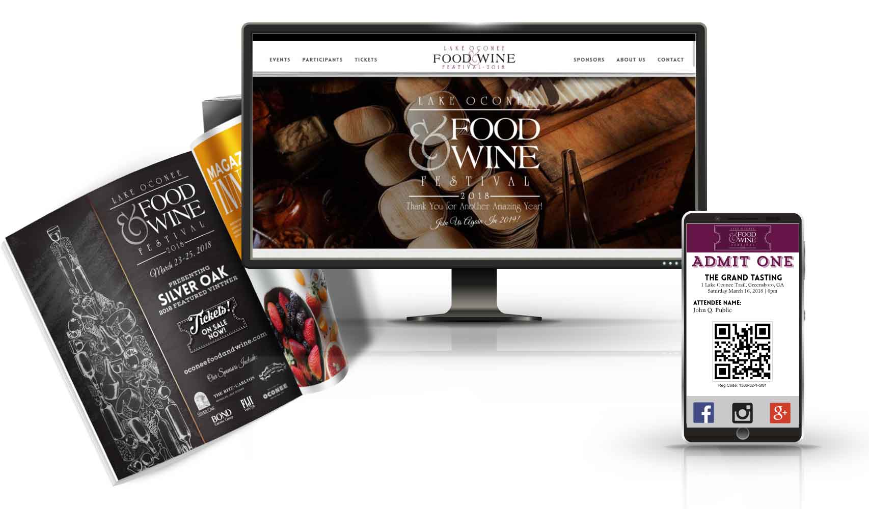 Case study of great website design, advertising and ticketing for a festival.