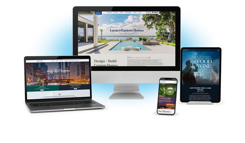 Comprehensive website design from concept to completion.